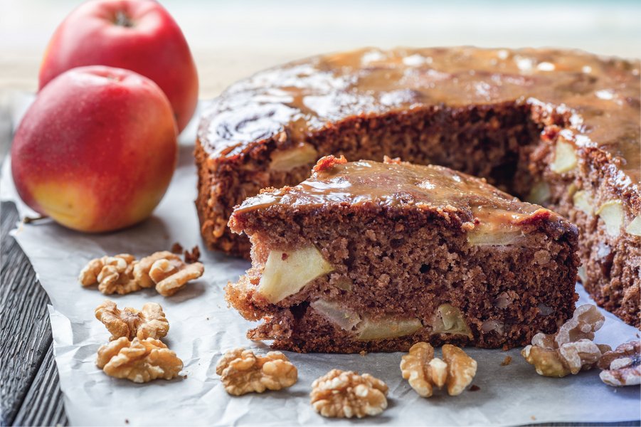 Apfel-Rum Kuchen